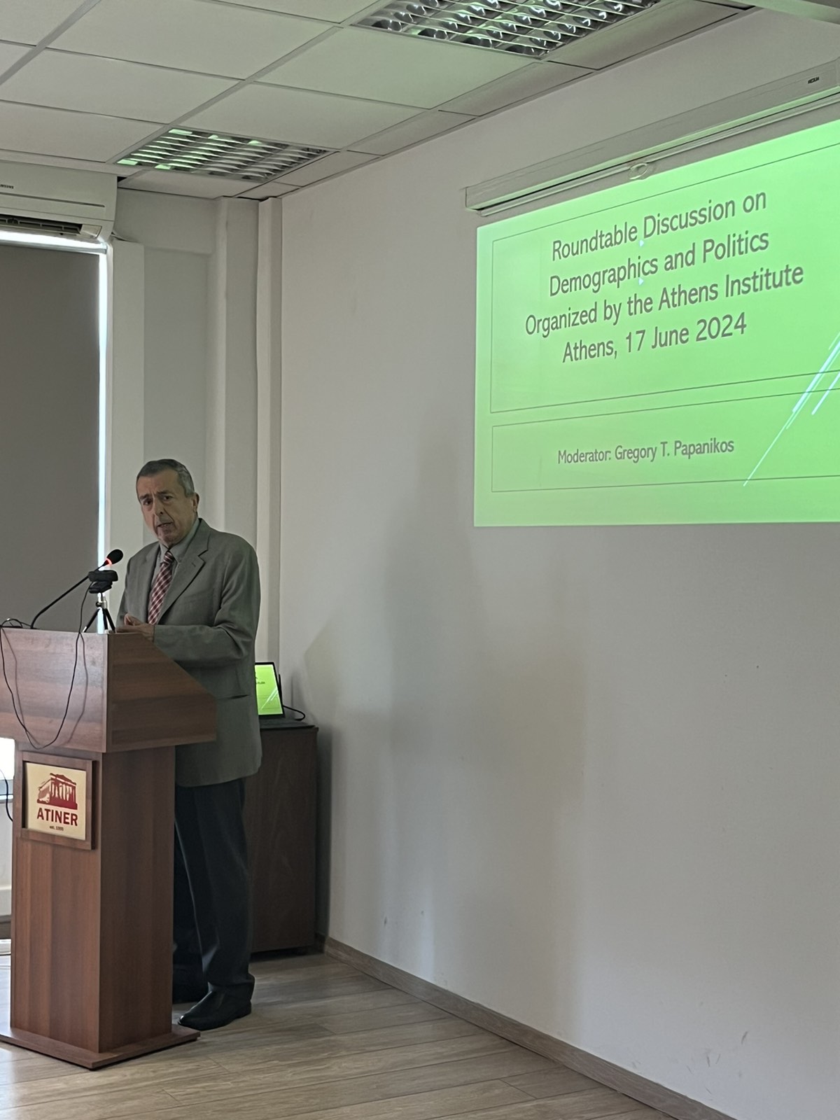 Dr. Gregory T. Papanikos, President of the Athens Institute