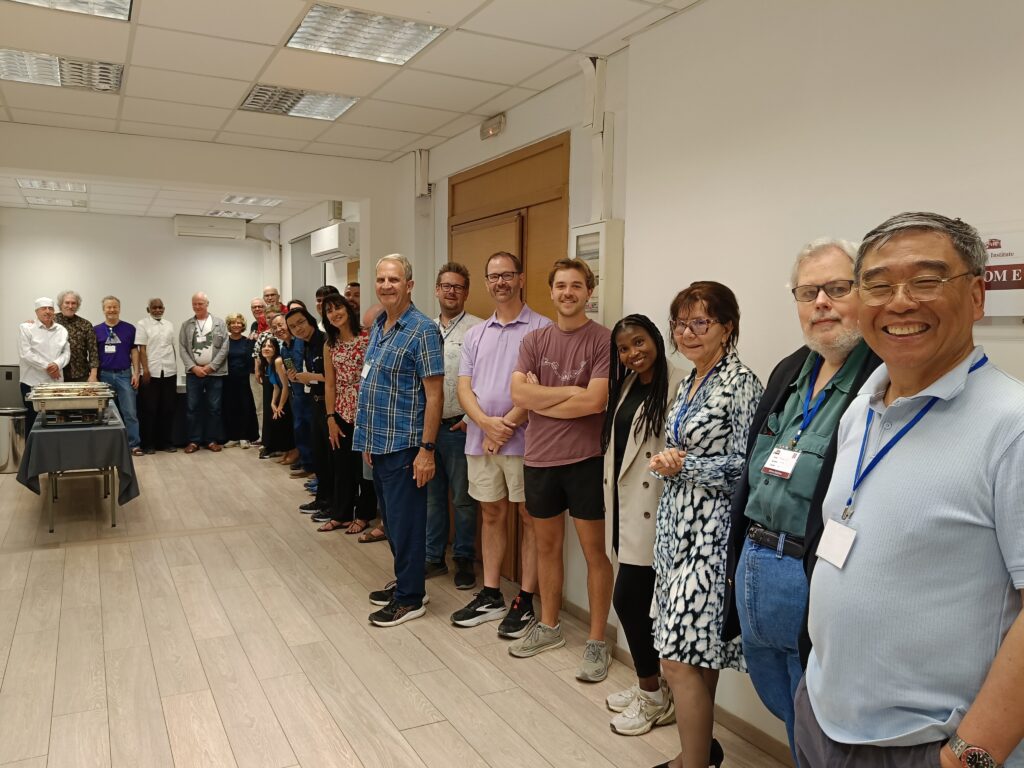 Participants of the conference on Tuesday, 27 May 2025, just before dinner is served