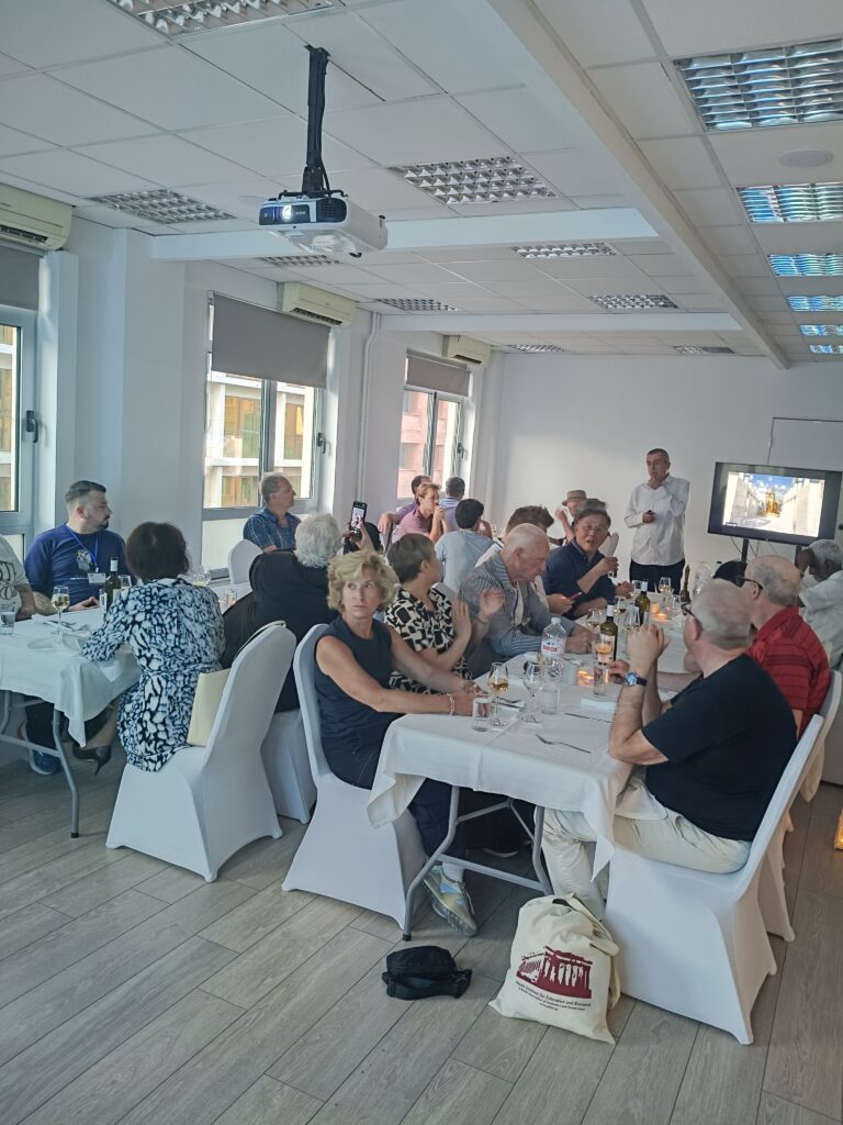 During the dinner  on Tuesday, 27 May 2025